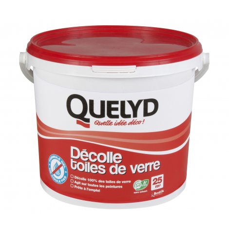 Décoller de la toile de verre 